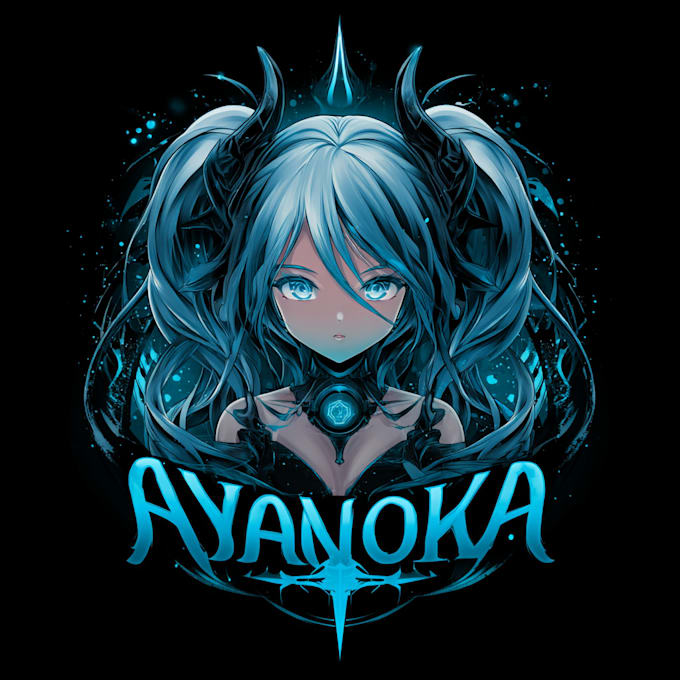 make a logo designer anime, fantasy