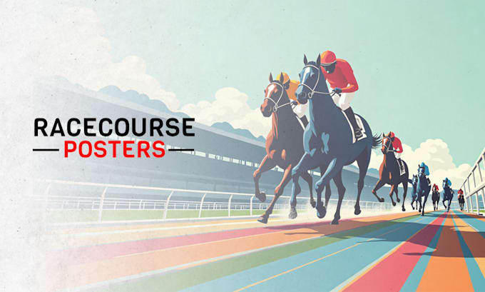 create custom horse racing track and  racecourse tracks