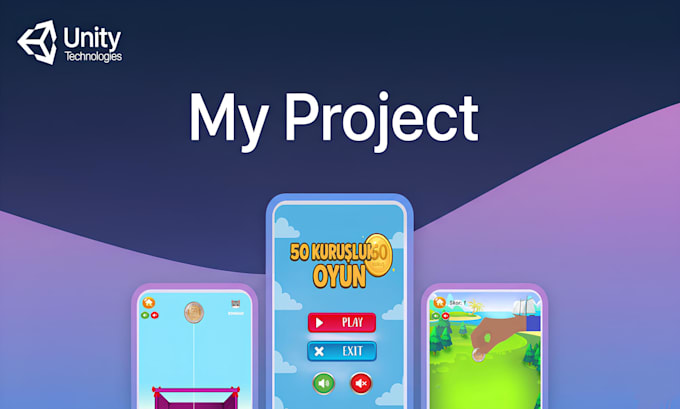create a unity game for mobile or PC