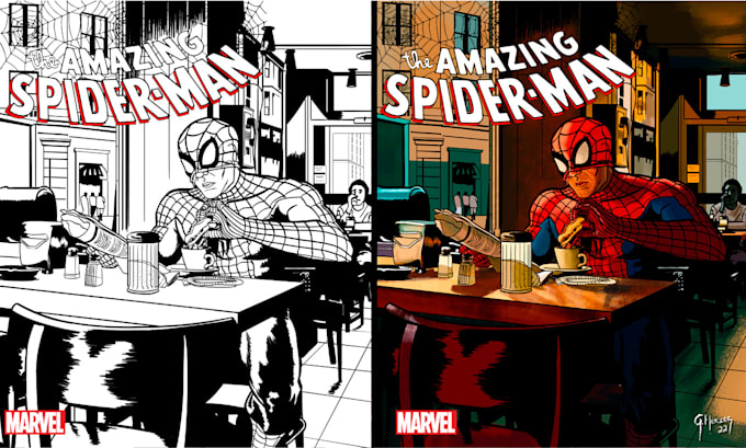 draw your comic book or webtoon cover