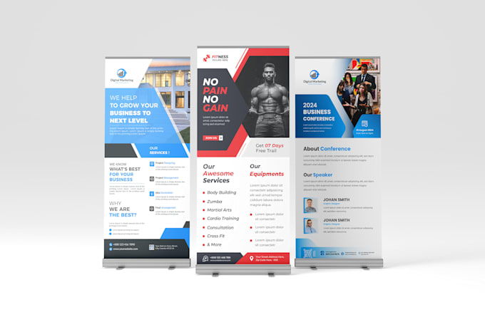 design a banner, billboard, or rollups professionally