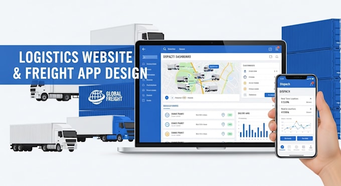 create trucking, logistics, and dispatch websites, freight app