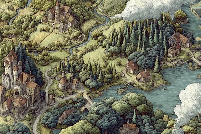 makfantasy map illustration dnd world map fantasy map maker