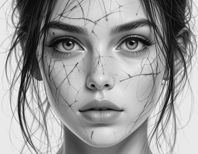 create a stunning realistic portrait sketch