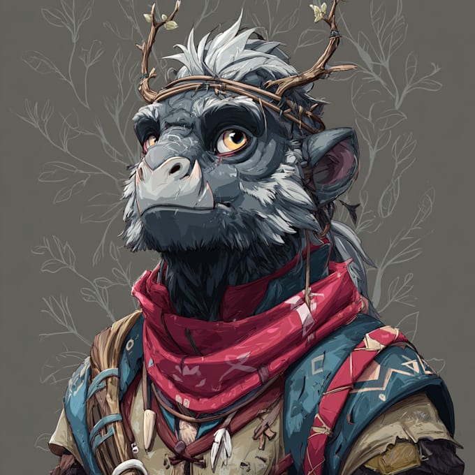 do dnd character art, illustration commission art