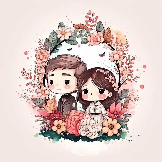 draw cute chibi art original character for your pfp