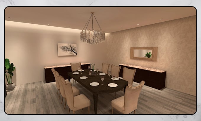 design professional dining room lighting using dialux evo