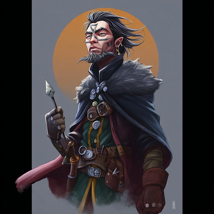Draw your dnd character art by Francoisnders | Fiverr