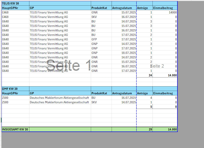build an excel app with a user friendly interface for database queries