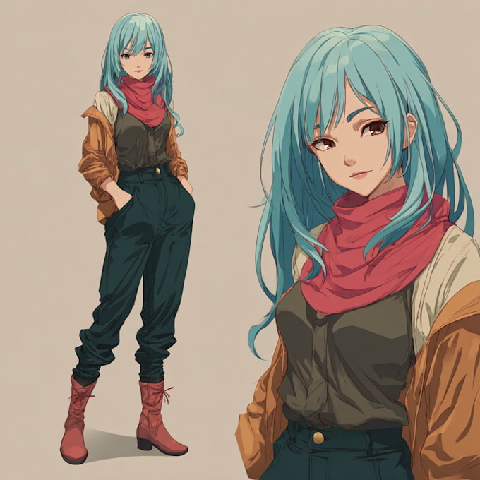 draw anime, manga or game characters
