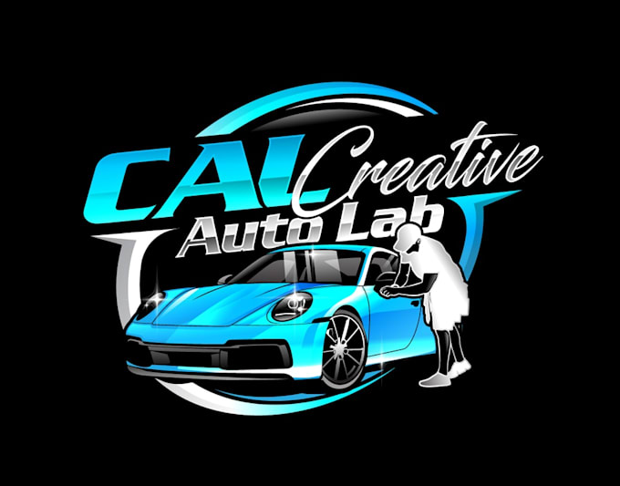 design good looking car paint logo