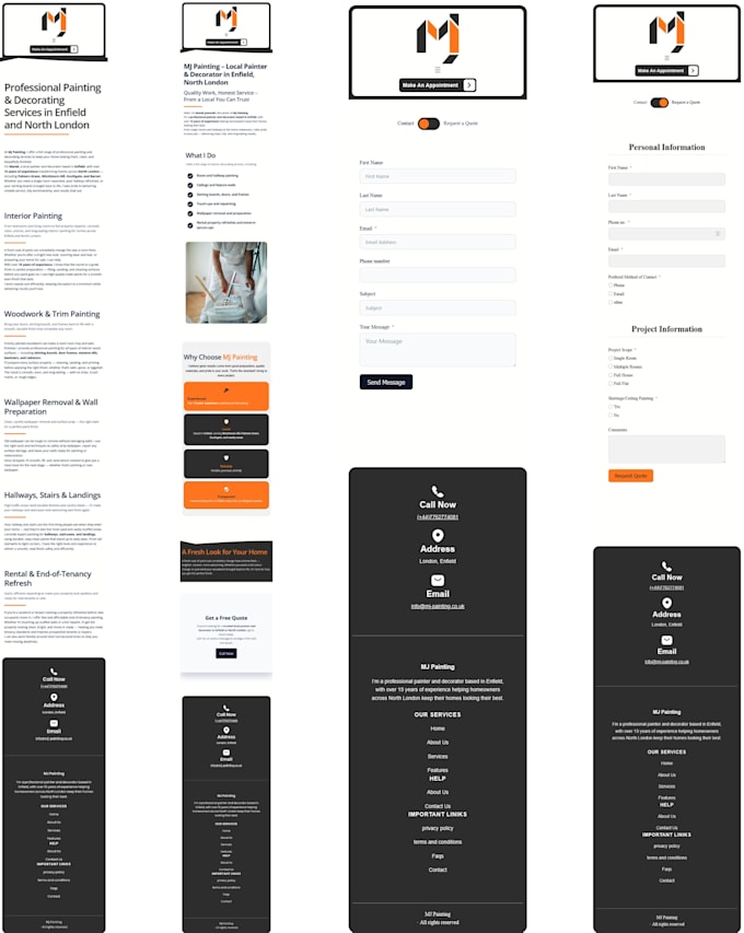 create a professional wordpress website for your business