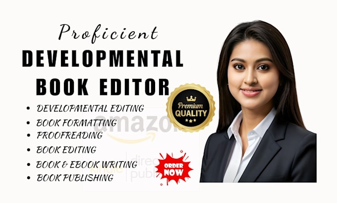 be your developmental book editor, line editor, and proofreader