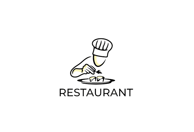 create unique food cafe pizza and restaurant logo design