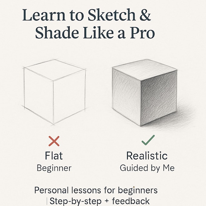 Teach you sketching and shading step by step for beginners by ...