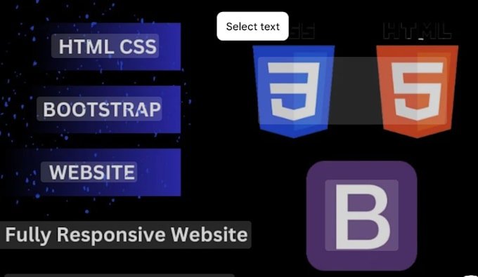 professional responsive website development using HTML CSS javascript and react