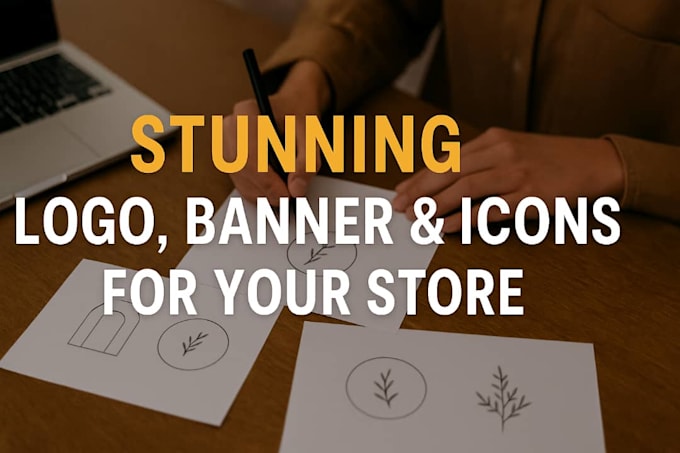 design custom etsy or shopify branding, banner, logo and icon in 24 hours