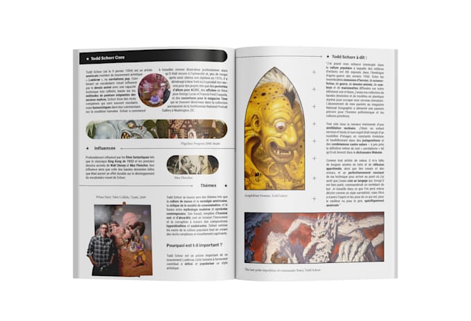design a professional and creative magazine