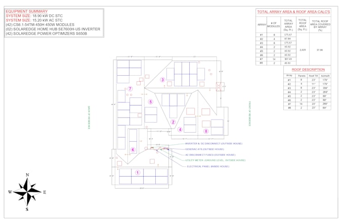 design solar permit plans for residential projects