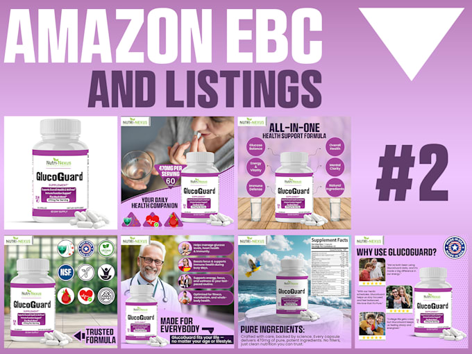 design amazon listing images and a plus or premium a plus