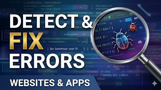debug and fix HTML CSS javascript and website errors