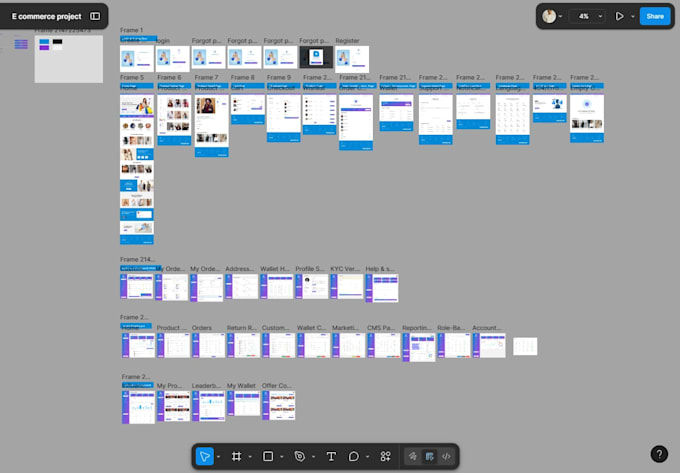 do UI UX design, mobile app or website UI UX design in figma