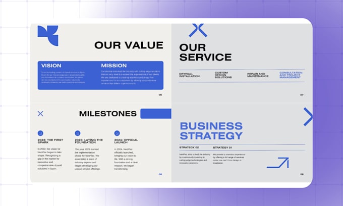 design a professional custom presentation and pitch deck