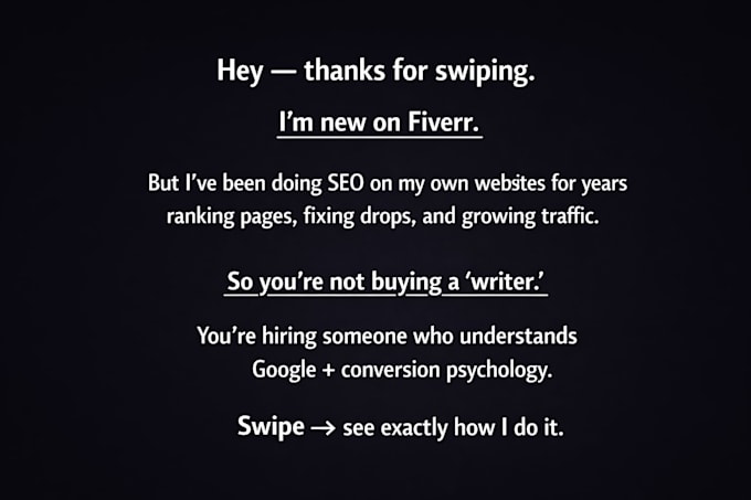 write SEO articles that rank on google