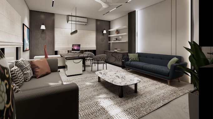Create and interior design your space by Hamzasiddiqui82 | Fiverr