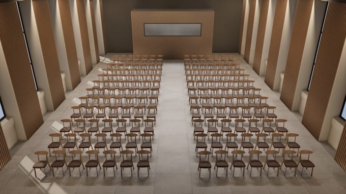 render educational hall,events venue interior design,indoor space,classroom cgi