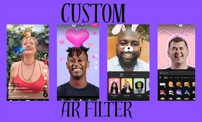 do tiktok instagram snapchat ar filters spark ar effect house, face effect