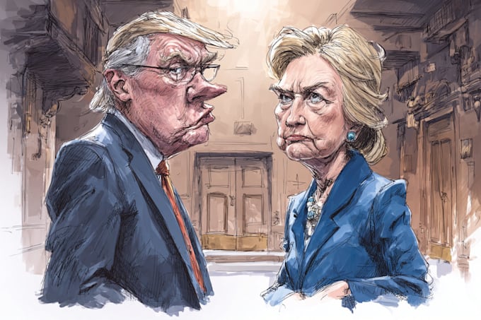 create funny political cartoons