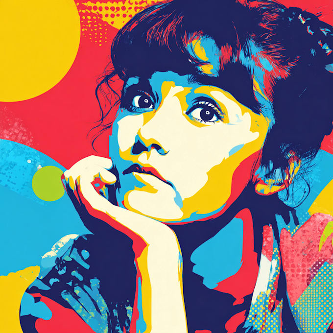 make awesome  pop art portrait