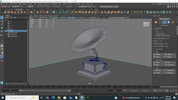 Create 3d models of anything in maya by Shabbar005 | Fiverr
