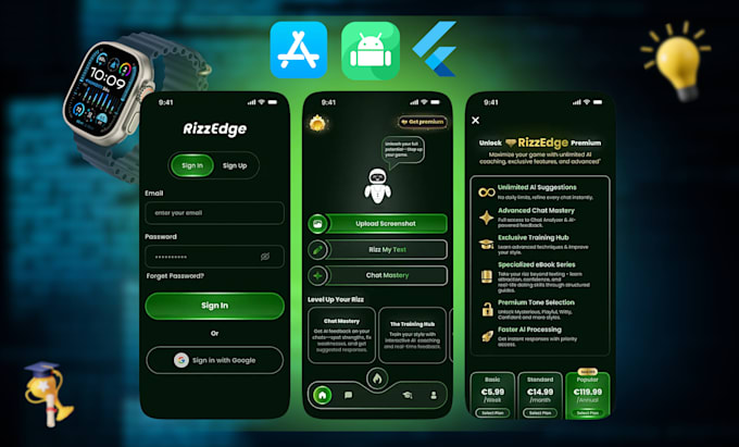 develop ai mobile app, ai integration, ios app, ai web app, ai chatbots