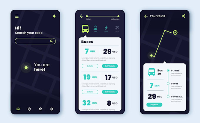 do mobile app development for ios or android using dart and flutter