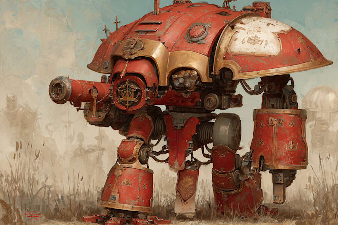 create a warhammer illustration