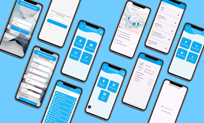 develop professional flutter mobile apps for android and ios