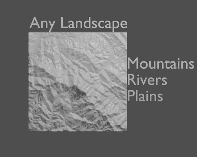 create custom model of city for 3d print or visualization