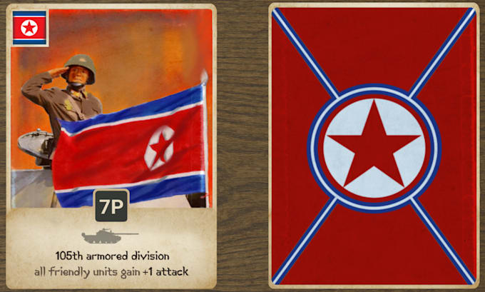 draw custom military or political for card, poster, flyer