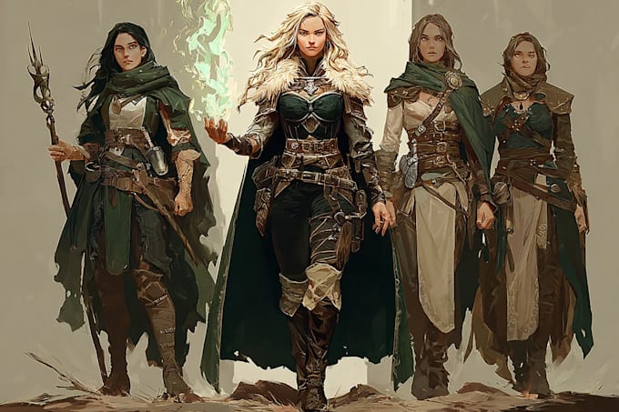 dnd character art and dnd character art