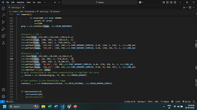 fix or optimize your python code