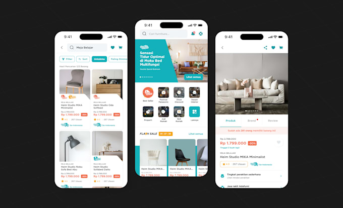 design user friendly UI UX application in figma