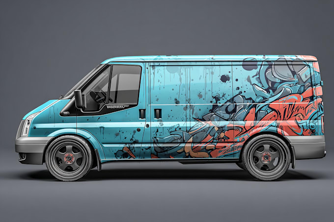 design vehicle wrap and truck decals
