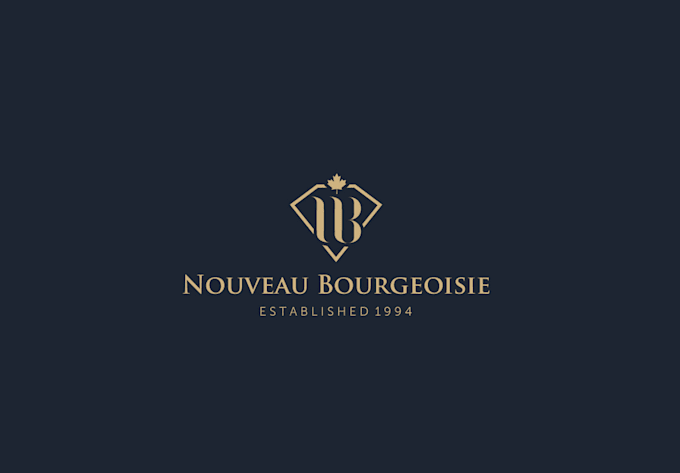 do luxurious minimalist clothing brand logo design
