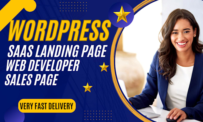 web developer, sales page design, lead generation page, saas landing page
