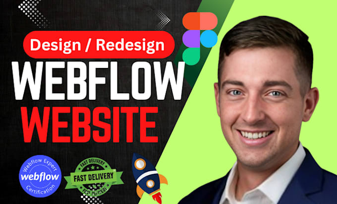 design, redesign, develop webflow website, webflow expert, figma to webflow, SEO