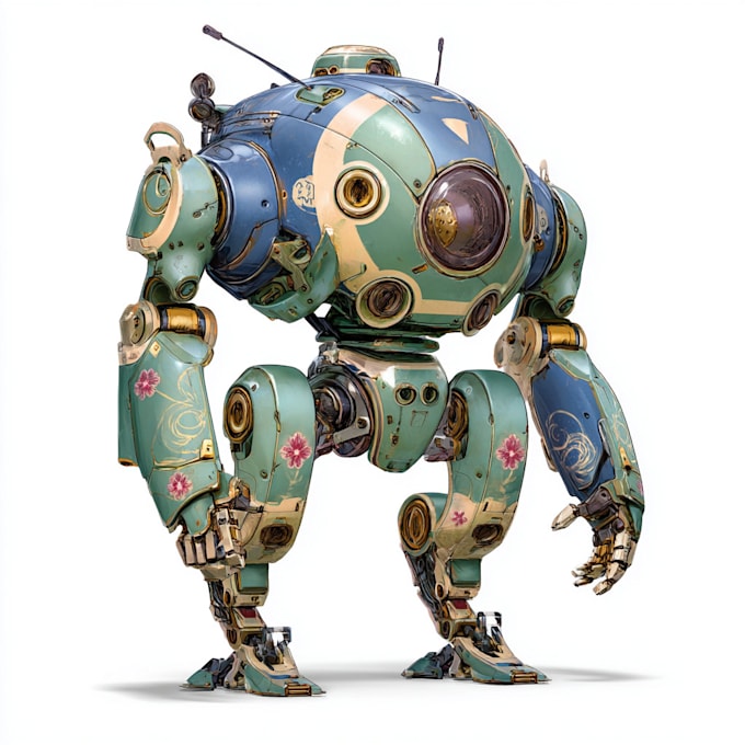 do sci fi , cyberpunk , mecha, fantasy character design