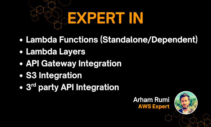 be your aws cloud architect and aws lambda developer