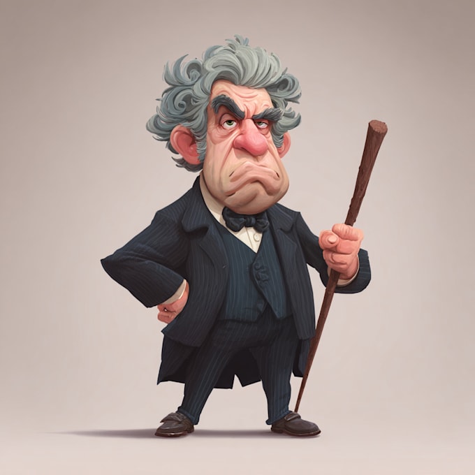 make a political or satirical cartoon